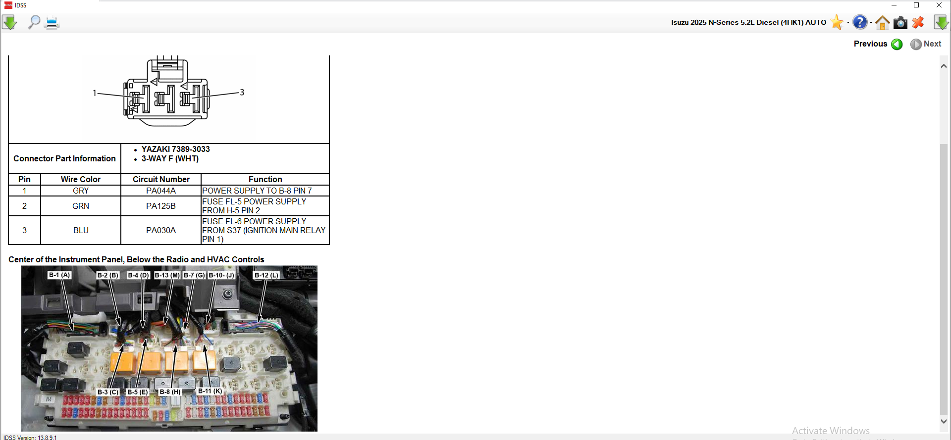 Isuzu IDSS USA 08.2025 Diagnostic Service System_12