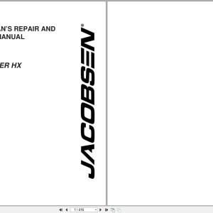 Jacobsen Truckster HX Service Repair Manual 4363506 2016