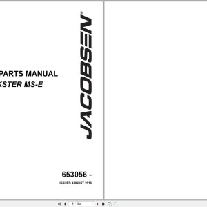 Jacobsen Truckster MS-E Service Parts Manual 653056