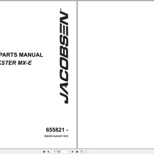 Jacobsen Truckster MX-E Service Parts Manual 655821