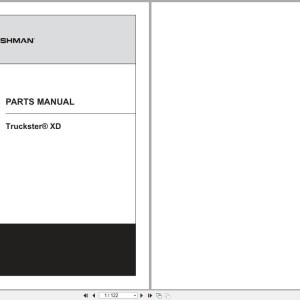 Jacobsen Truckster XD Parts Manual 672241-G 2018