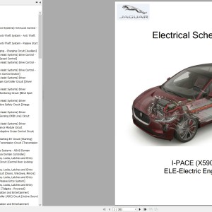 Jaguar Automotive I-PACE X590 2024 ELE-Electric Engine Wiring Diagram