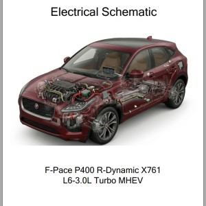 Jaguar F-Pace P400 R-Dynamic X761 2024 Automotive-Car Electrical Schematic