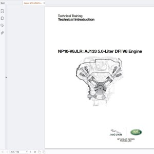 Jaguar NP10-V8JLR AJ133 5.0-Liter DFI V8 Technical Training PDF