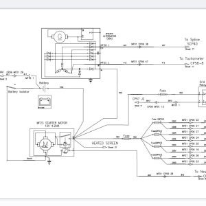 JCB 4CX T2 Backhoe Loader Harness Electrical Diagrams