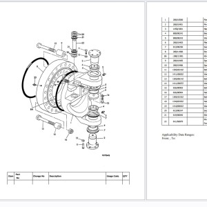 JCB 712 00612001-00612369 9802 4100 Parts Catalog