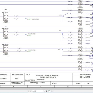 JCB 403 Plus STV 2021-2025 Electrical and Hydraulic Diagram PDF