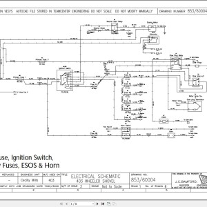 JCB 403 T3 GAT 2012-2014 Electrical and Hydraulic Diagram PDF