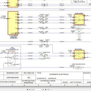 JCB 403 T4F JCB 2017-2020 Electrical and Hydraulic Diagram PDF