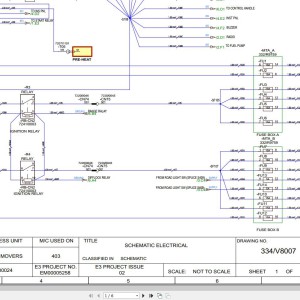 JCB 403 T4F SHA 2017-2020 Electrical and Hydraulic Diagram PDF