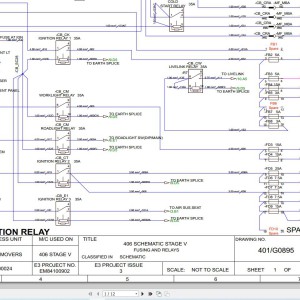 JCB 406 STV 2020-2025 Electrical and Hydraulic Diagram PDF