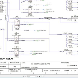 JCB 406 T3 2008-2025 Electrical and Hydraulic Diagram PDF