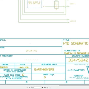 JCB 407 STV 2019-2025 Electrical and Hydraulic Diagram PDF
