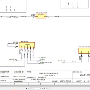 JCB 411HT STV 2021-2025 Electrical and Hydraulic Diagram PDF