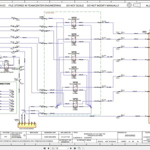 JCB 411HT T4F 2016-2025 Electrical and Hydraulic Diagram PDF