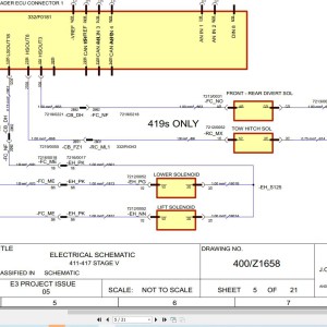 JCB 413S STV 2021-2025 Electrical and Hydraulic Diagram PDF