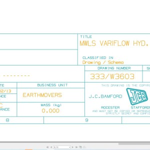 JCB 413S T4i 2013-2016 Hydraulic Diagram PDF