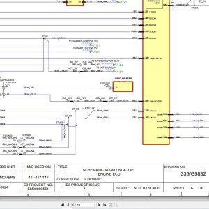 JCB 417HT T4F 2016-2025 Electrical and Hydraulic Diagram PDF