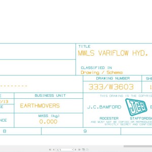 JCB 417HT T4i 2013-2016 Hydraulic Diagram PDF