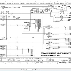 JCB 418S T4i 2014-2017 Electrical and Hydraulic Diagram PDF