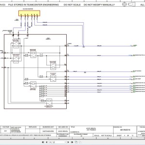 JCB 422ZX T2 T3 S0R 2014-2025 Electrical Diagram PDF