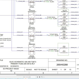 JCB 426 T3 2006-2013 Electrical and Hydraulic Diagram PDF