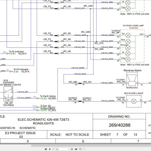 JCB 426ZX T2 S0R 2013-2017 Electrical and Hydraulic Diagram PDF