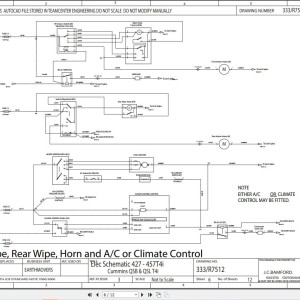 JCB 427 T4i 2011-2016 Electrical and Hydraulic Diagram PDF