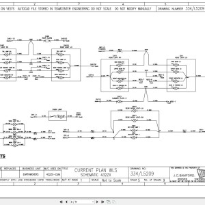 JCB 432 432ZX LINKAGE LOADER BSIII INDIA Electrical and Hydraulic Diagram PDF