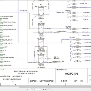JCB 435S STV 2019-2025 Electrical and Hydraulic Diagram PDF