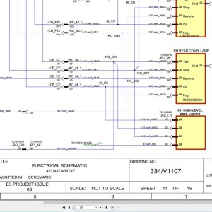 JCB 435S T4F 2015-2020 Electrical and Hydraulic Diagram PDF