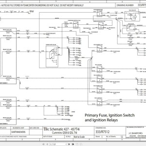 JCB 435S T4i 2012-2016 Electrical and Hydraulic Diagram PDF