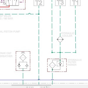 JCB 455-5 CEV Stage-V 2022-2025 Hydraulic Diagram PDF
