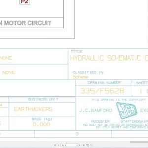 JCB 455-5N CEV Stage 5 2024- Hydraulic Diagram PDF