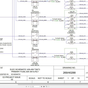 JCB 456 T2 2005-2022 Electrical and Hydraulic Diagram PDF