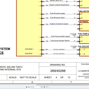 JCB 456 T3 2006-2014 Electrical and Hydraulic Diagram PDF