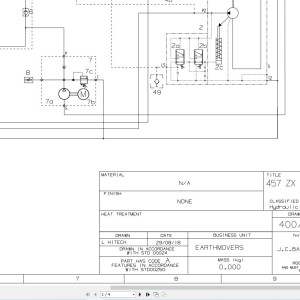 JCB 457S T4F STV 2021-2025 Electrical and Hydraulic Diagram PDF