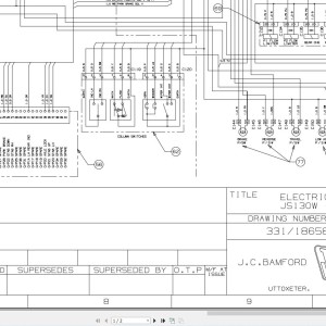 JCB JS145W T0 T2 Isuzu 2001-2004 Electrical and Hydraulic Diagram PDF