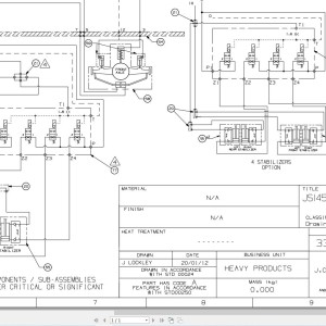 JCB JS145W T3 2007-2025 Electrical and Hydraulic Diagram PDF