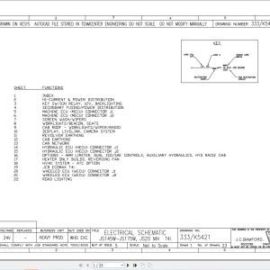 JCB JS145W T4i 2013-2018 Electrical and Hydraulic Diagram PDF