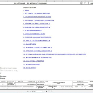 JCB JS370 T2 JCB 2015-2025 Electrical and Hydraulic Diagram PDF
