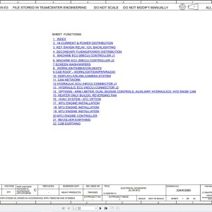 JCB JS370 T4F JCB 2016-2022 Electrical and Hydraulic Diagram PDF