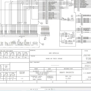JCB JS370 T4i JCB 2015-2017 Electrical and Hydraulic Diagram PDF