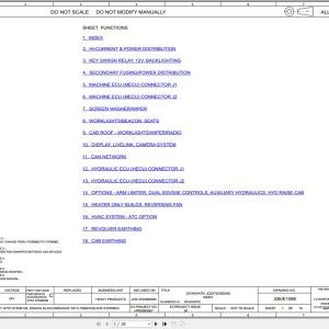JCB JS385LC HD T2 PUN 2022-2025 Electrical and Hydraulic Diagram PDF