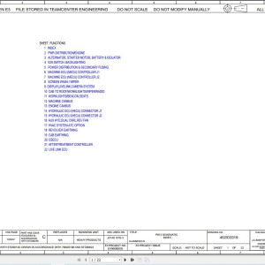 JCB JZ140 STV 2021-2024 Electrical and Hydraulic Diagram PDF