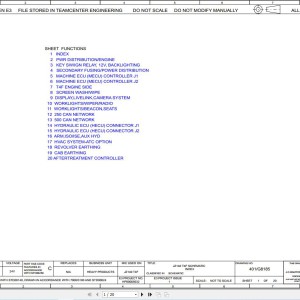 JCB JZ140 T4F 2019-2021 Electrical and Hydraulic Diagram PDF