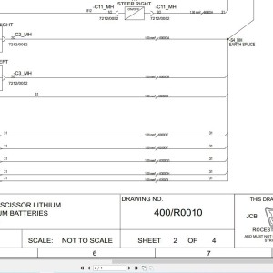 JCB S2032E CSZ 2011-2021 Electrical and Hydraulic Diagram PDF