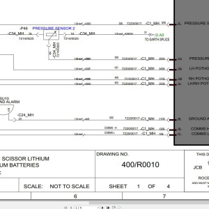 JCB S2046E CSZ 2017-2021 Electrical and Hydraulic Diagram PDF