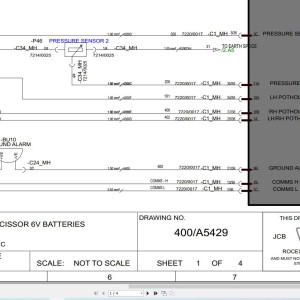 JCB S2632E CSZ 2017-2021 Electrical and Hydraulic Diagram PDF