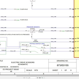 JCB S2632E EDRV RAJ 2023-2025 Electrical and Hydraulic Diagram PDF